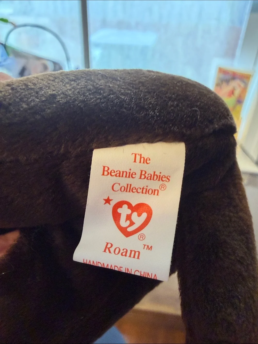 NWT Roam the Buffalo Ty Brown Plush Accent Toy